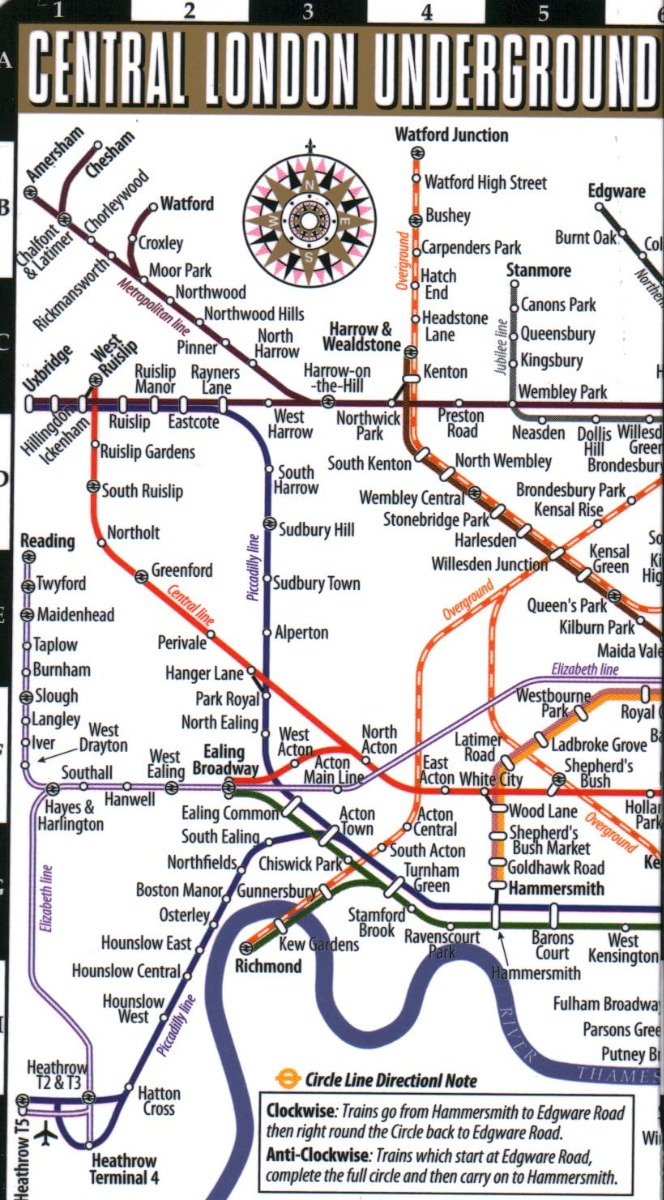 Streetwise London Underground Map - Laminated Map of the London Underground, England. City Plan
Streetwise London Underground Map - Laminated Map of the London Underground, England. City Plan