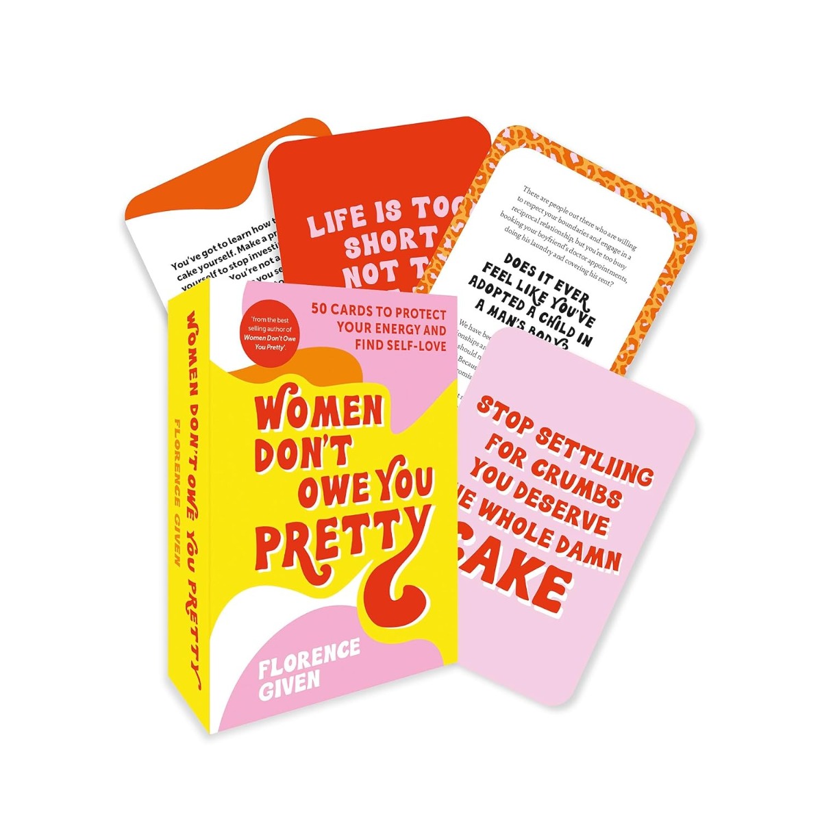 Women Don't Owe You Pretty. The Card Deck 50 Cards to Protect Your Energy and Find Self-Love
Women Don't Owe You Pretty. The Card Deck 50 Cards to Protect Your Energy and Find Self-Love