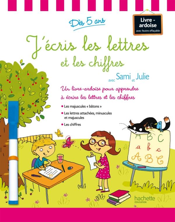 

J'écris les lettres et les chiffres avec Sami et Julie: Dès 5 ans (+ stylo + eponge)