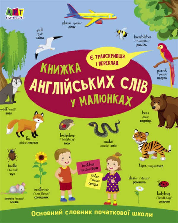 

Книжка англійських слів у малюнках