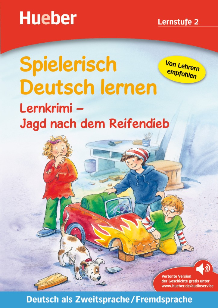 

Spielerisch Deutsch Lernen. Jagd Nach Dem Reifendieb .Lernkrimi