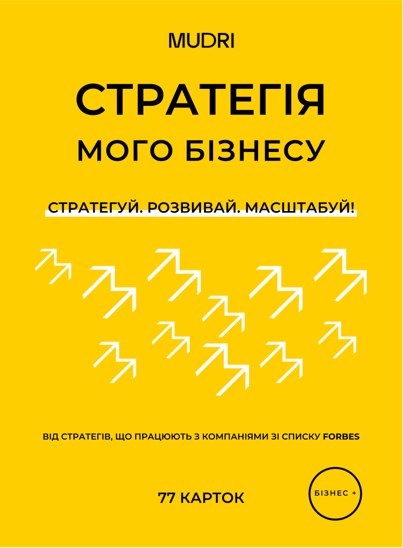Обкладинка видання Набір карток «Стратегія мого бізнесу».