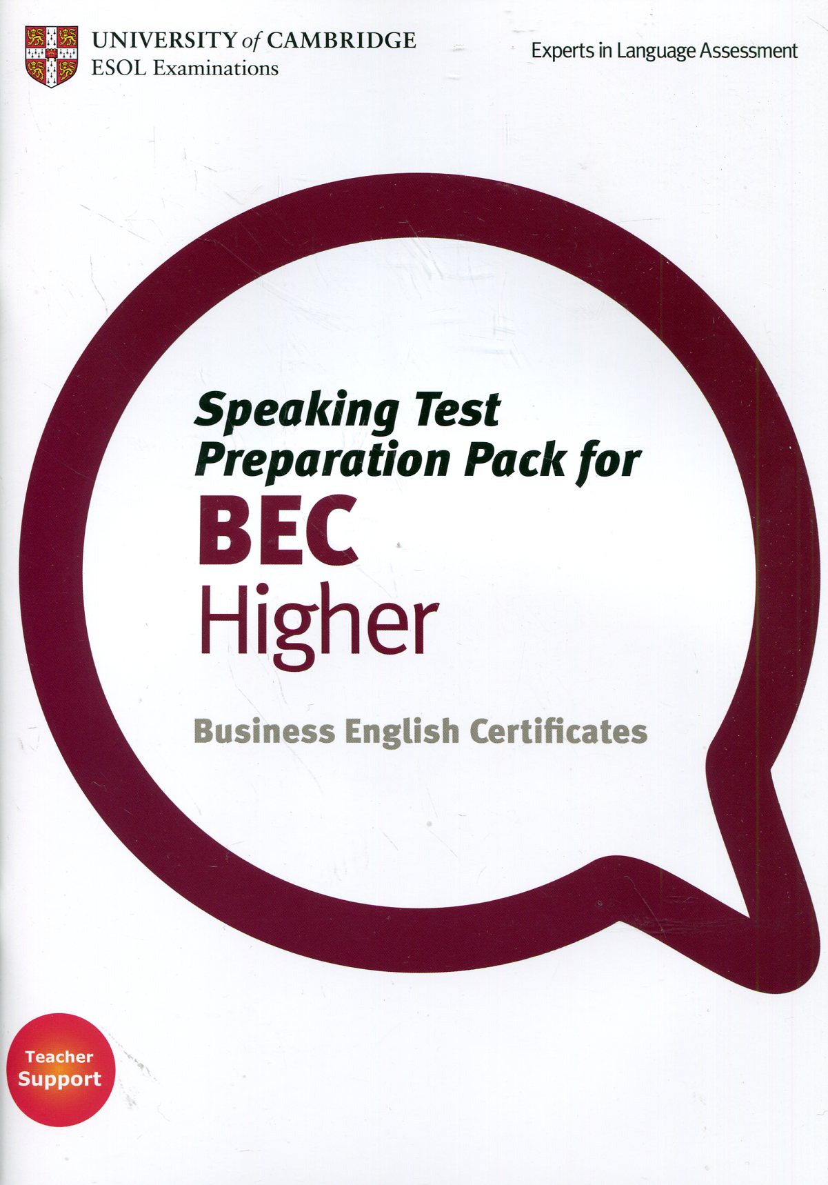 

Speaking Test Preparation Pack for BEC. Higher