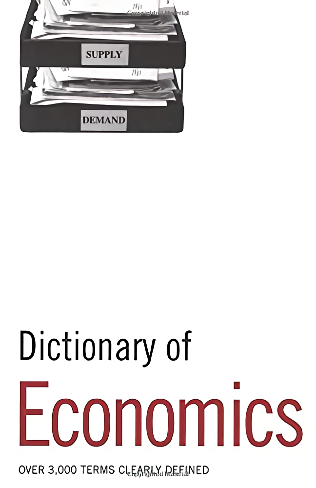 

Dictionary of Economics