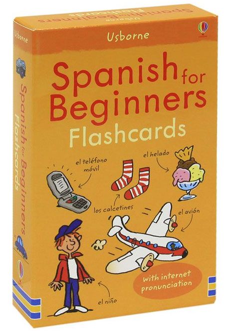 

Spanish for Beginners Flashcards (комплект из 102 карточек)