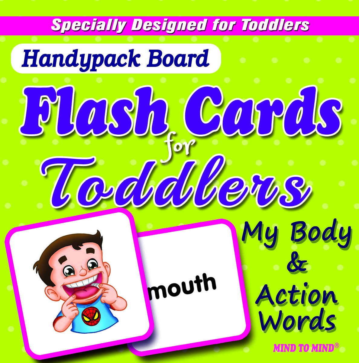 Книга «Handypack Bord Flashcards for Toodlers 3 years. My Body & Action