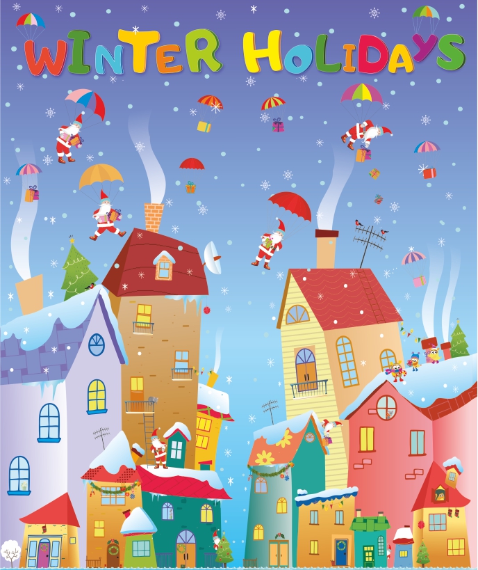 

Лепбук Winter Holidays