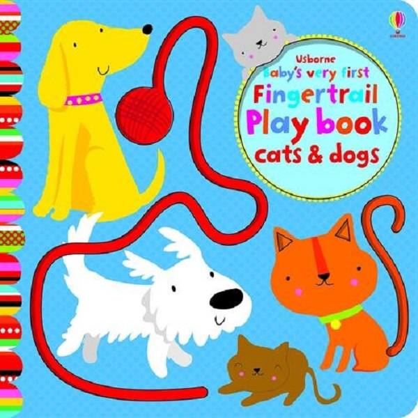 Бумажная книга «Baby's Very First Fingertrails Playbook Cats and Dogs» - фото №1