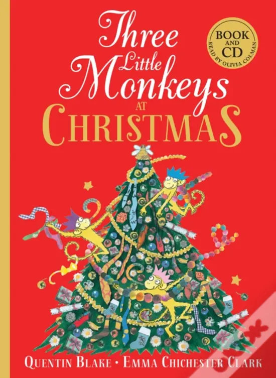 

Three Little Monkeys at Christmas. Book & CD