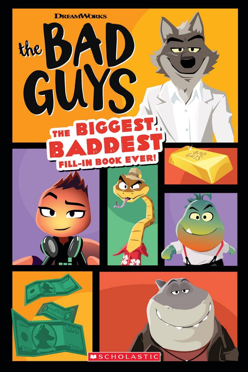 

The Bad Guys Movie. The Biggest, Baddest Fill-in Book Ever!