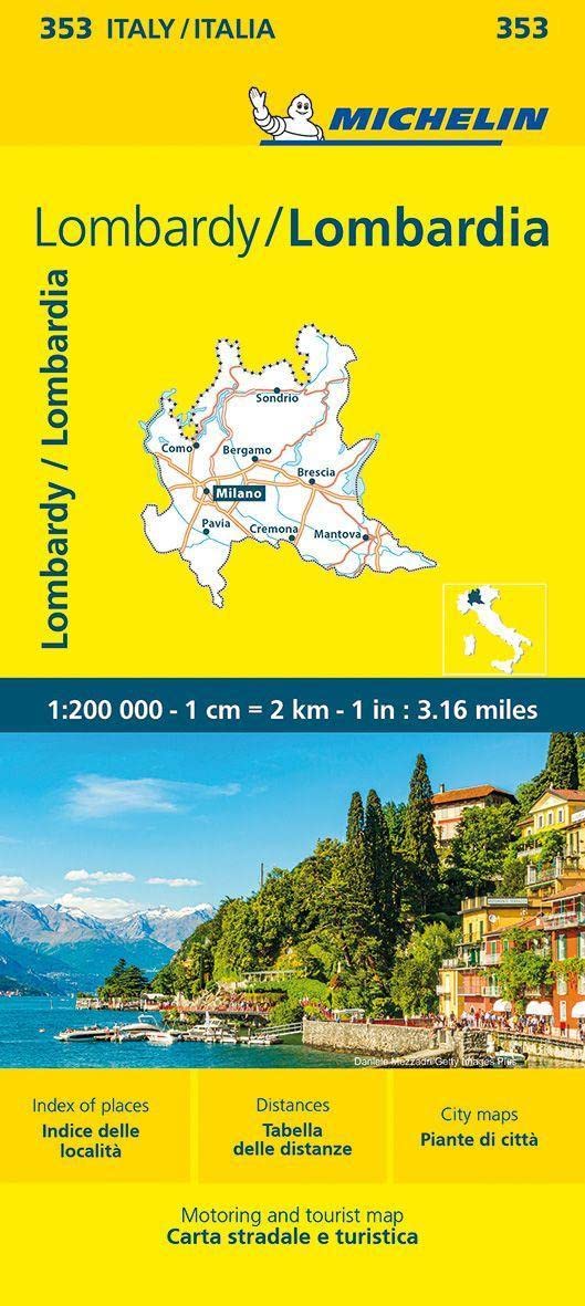 

Lombardia. Michelin Local Map 353