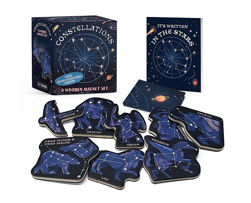 

Constellations: A Wooden Magnet Set