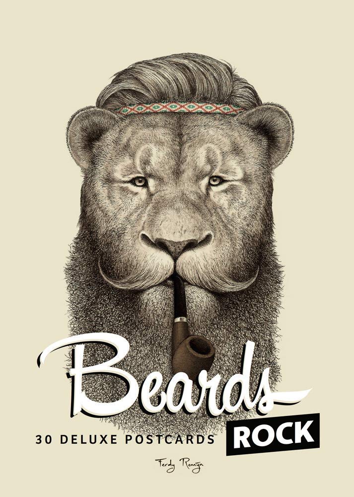 

Beards Rock. 30 Deluxe Postcards