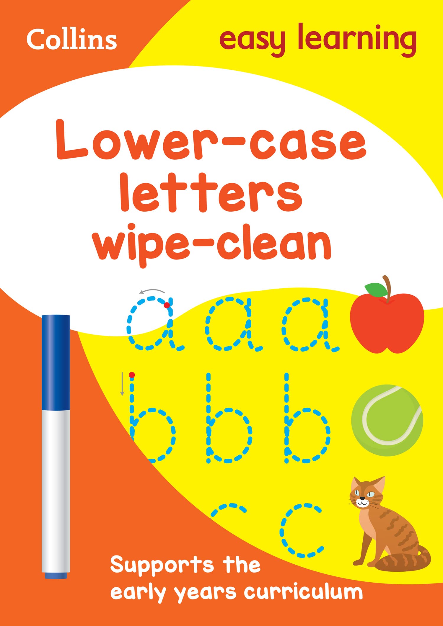 

Lower Case Letters Age 3-5 Wipe Clean Activity Book: Ideal for Home Learning