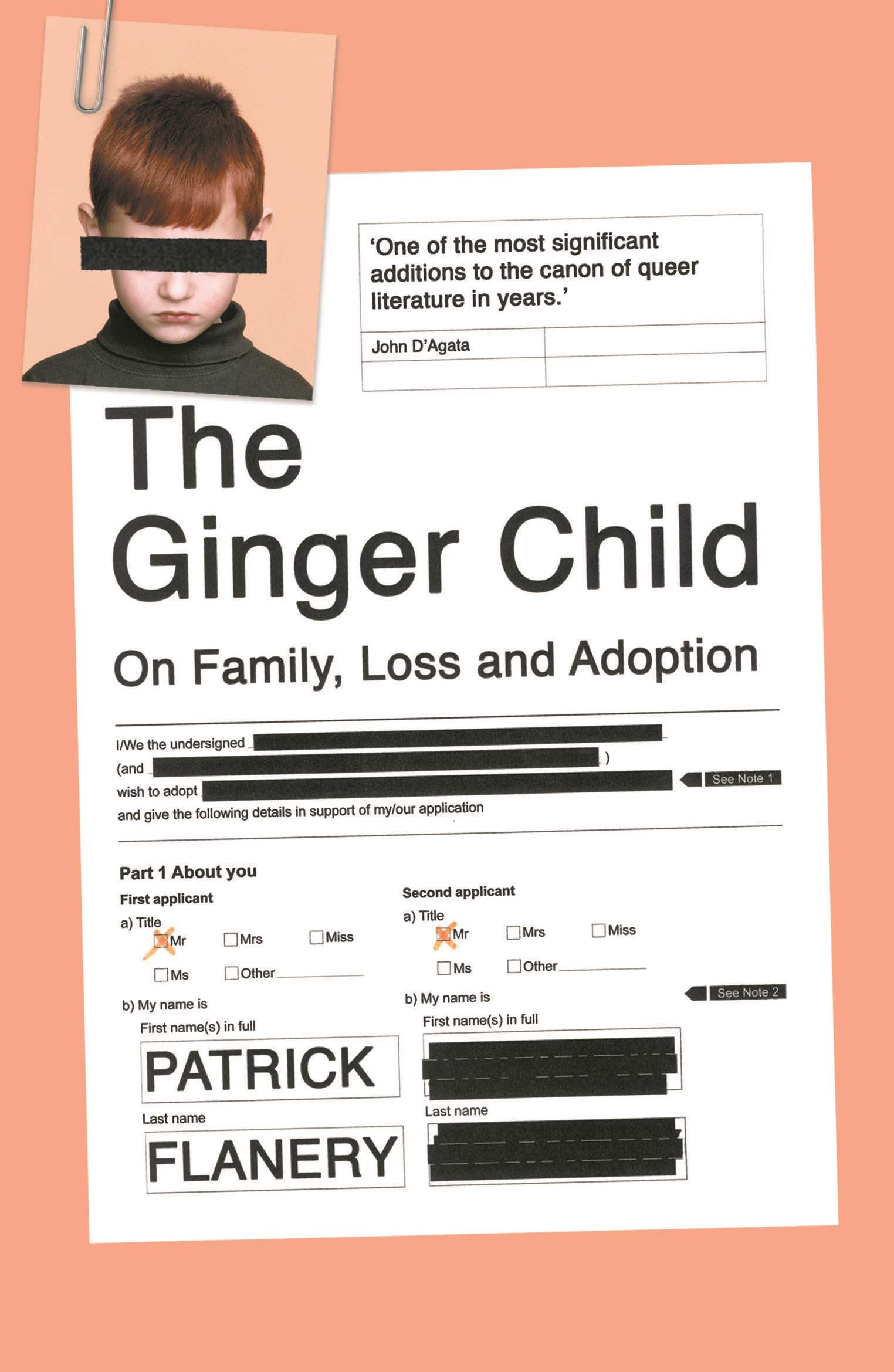 

The Ginger Child. On Family, Loss and Adoption
