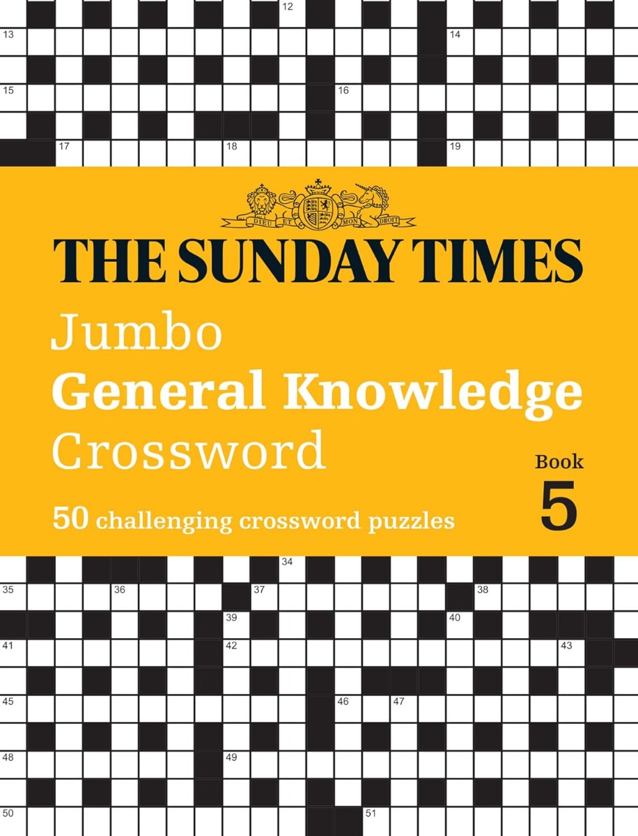 [object Object] «The Sunday Times Jumbo General Knowledge Crossword: 50 General Knowledge Crosswords. Book 5», автор Питер Бидлкомб - фото №1