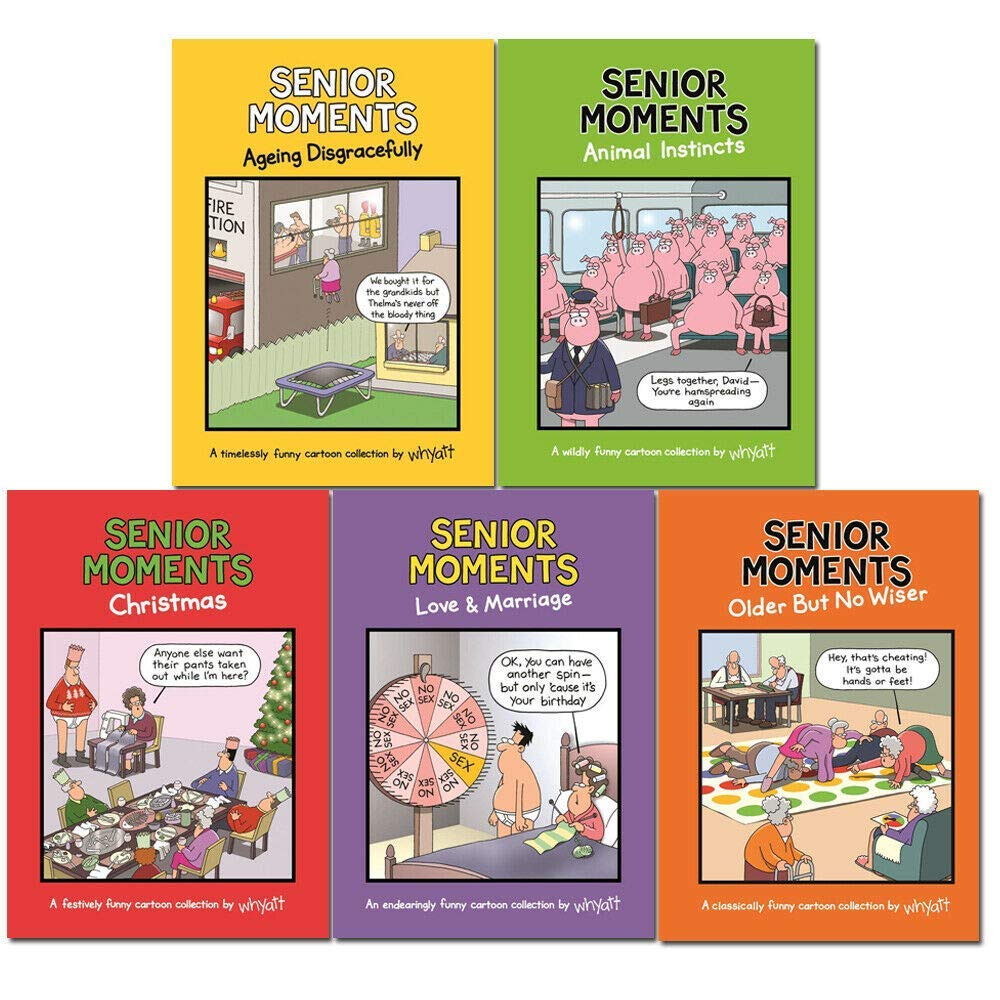 

Senior Moments: Love & Marriage : An endearingly funny cartoon collection by Whyatt