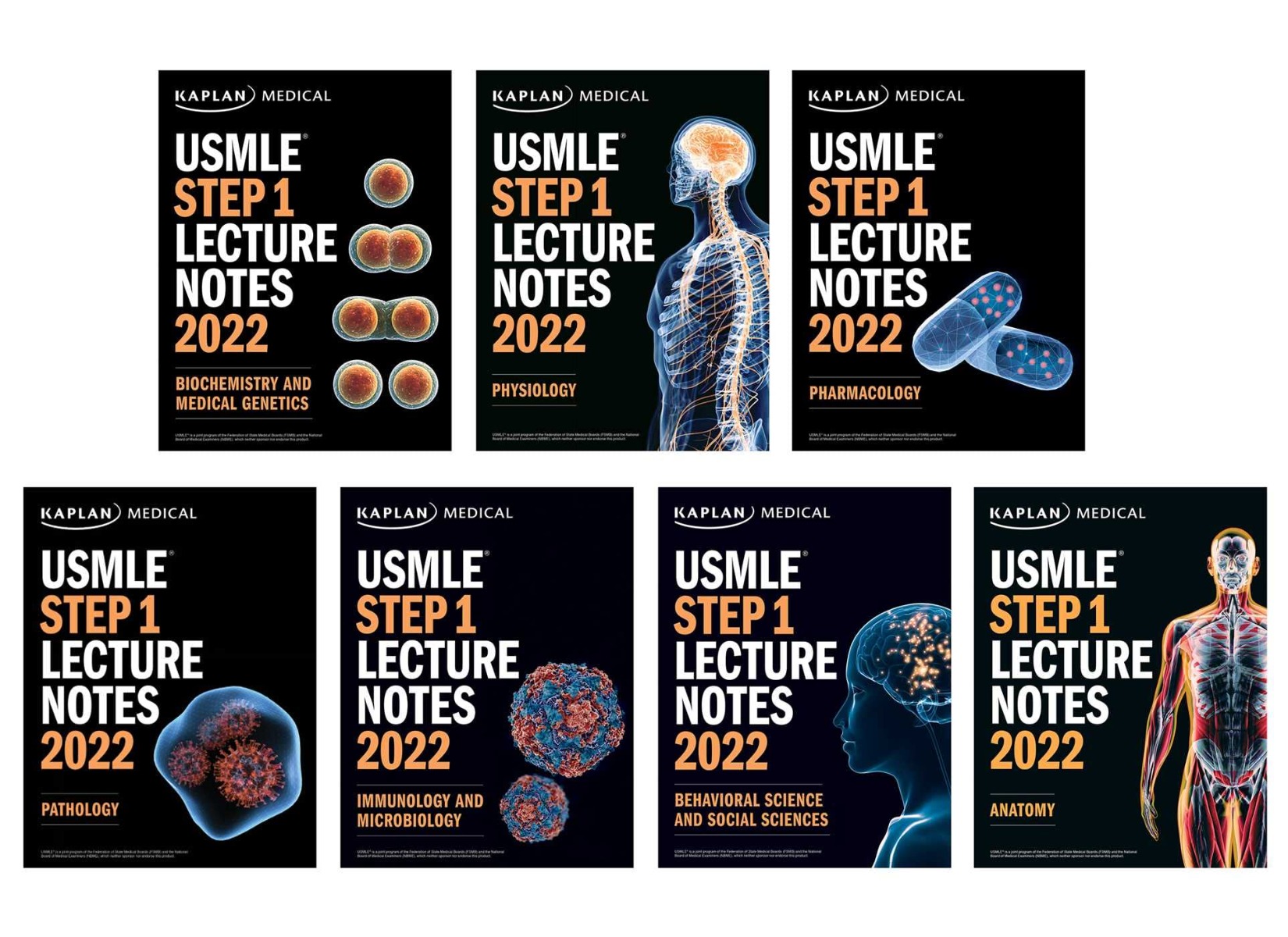 

USMLE Step 1 Lecture Notes 2022. 7-Book Set
