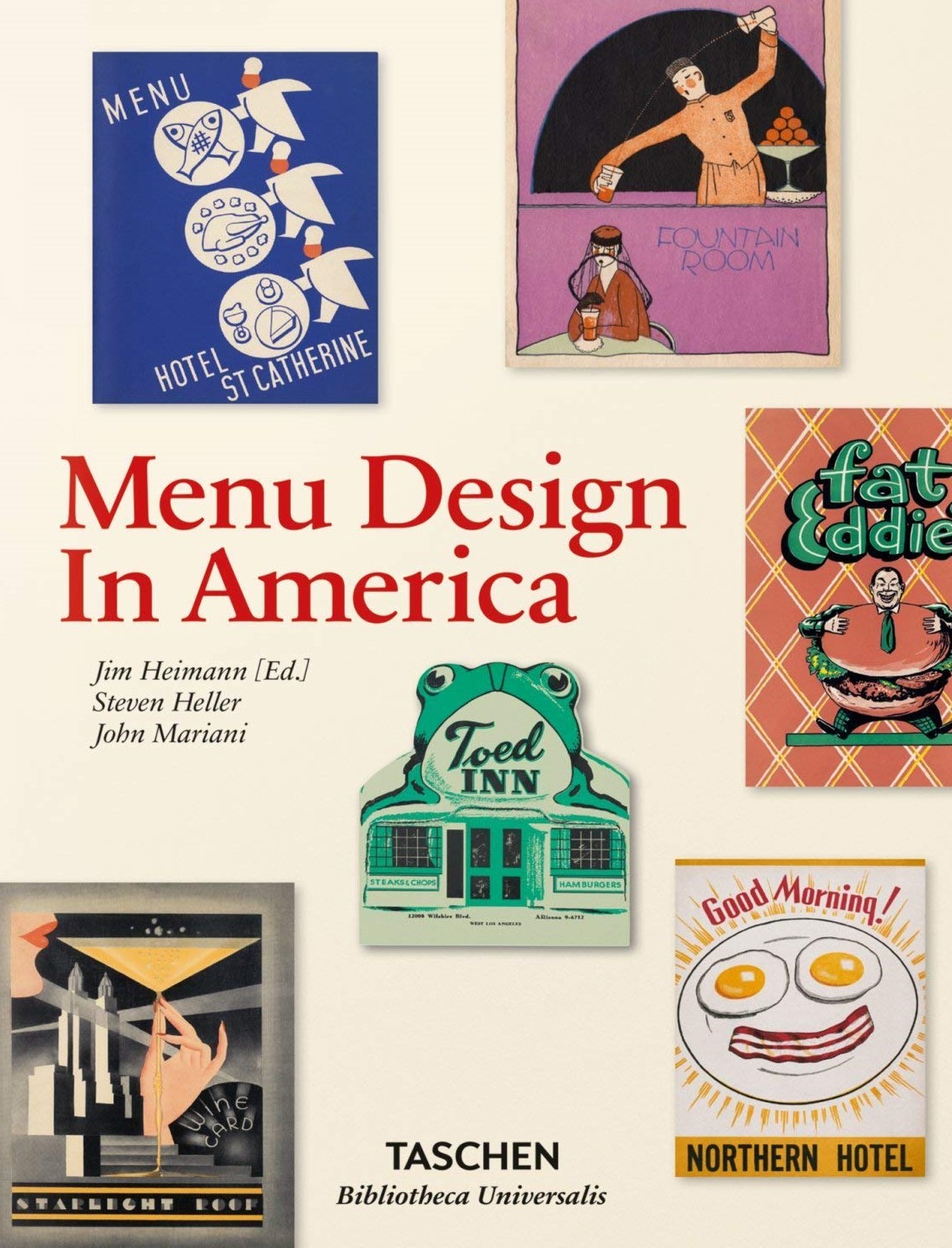 [object Object] «Menu Design in America», автор Стивен Хеллер - фото №1