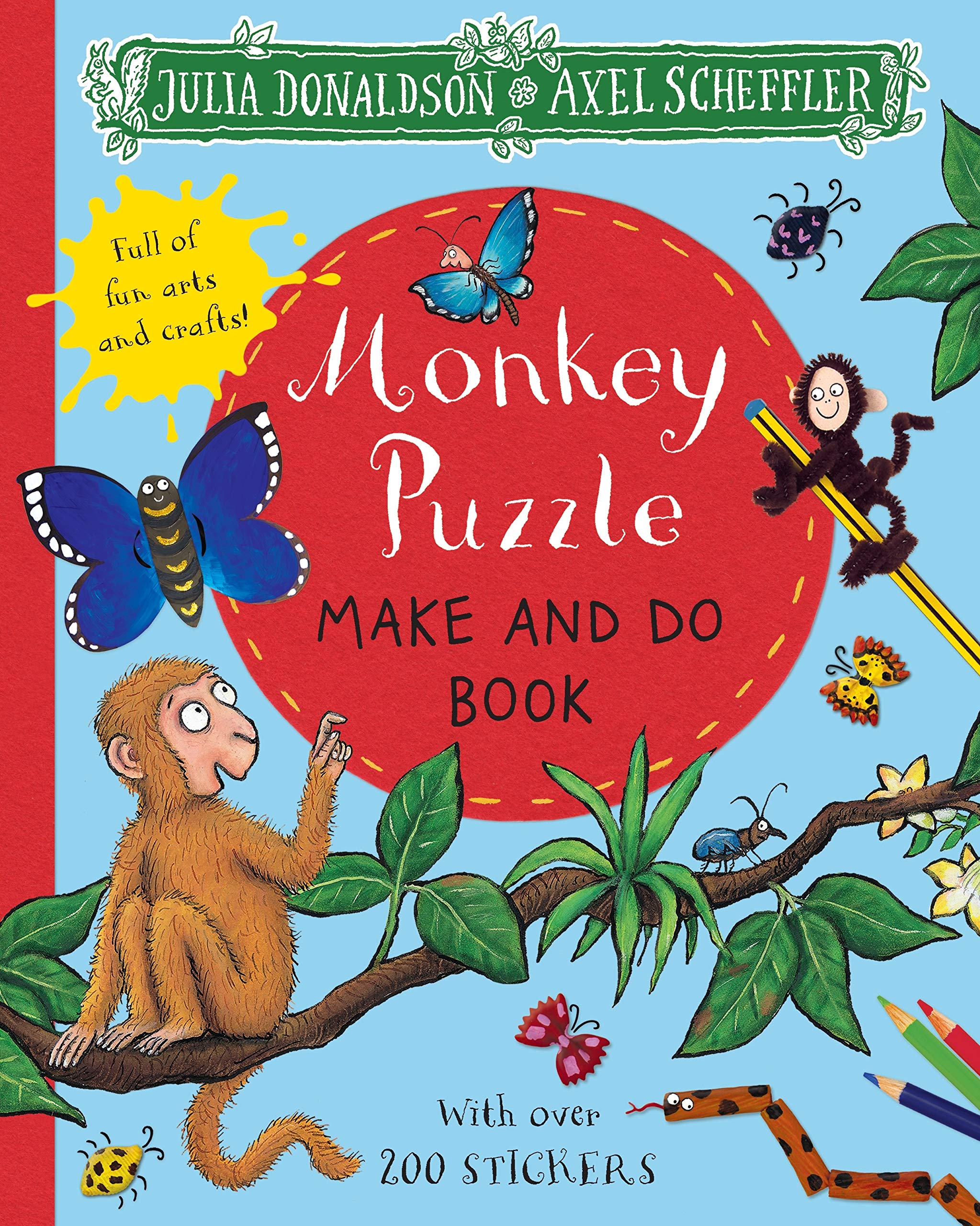 Паперова книга «Monkey Puzzle Make and Do Book», автор Джулія Дональдсон - фото №1