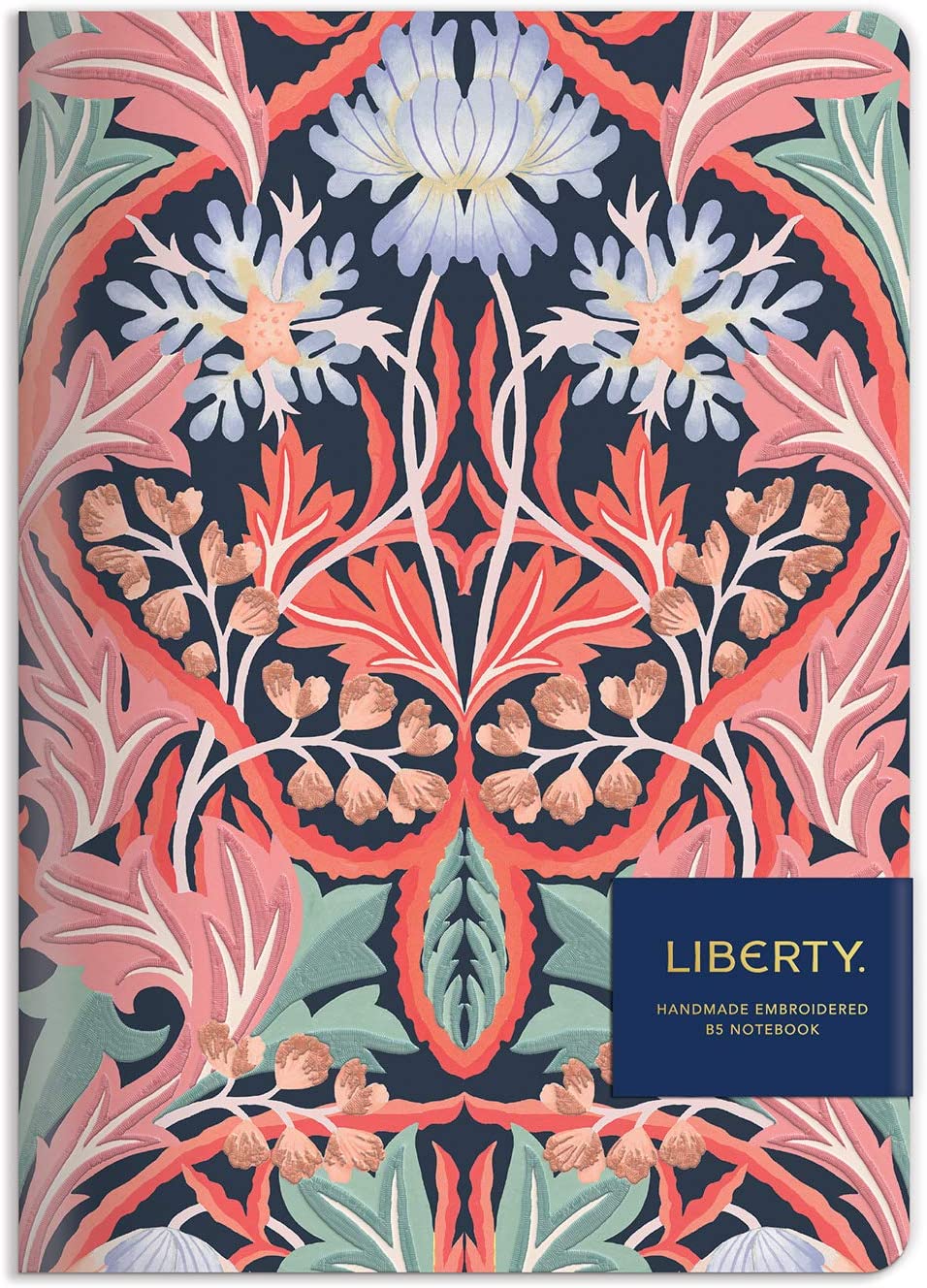

Liberty May Handmade B5 Embroidered Journal