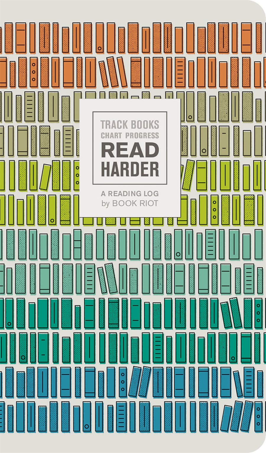 

Read Harder. A Reading Log. Track Books, Chart Progress