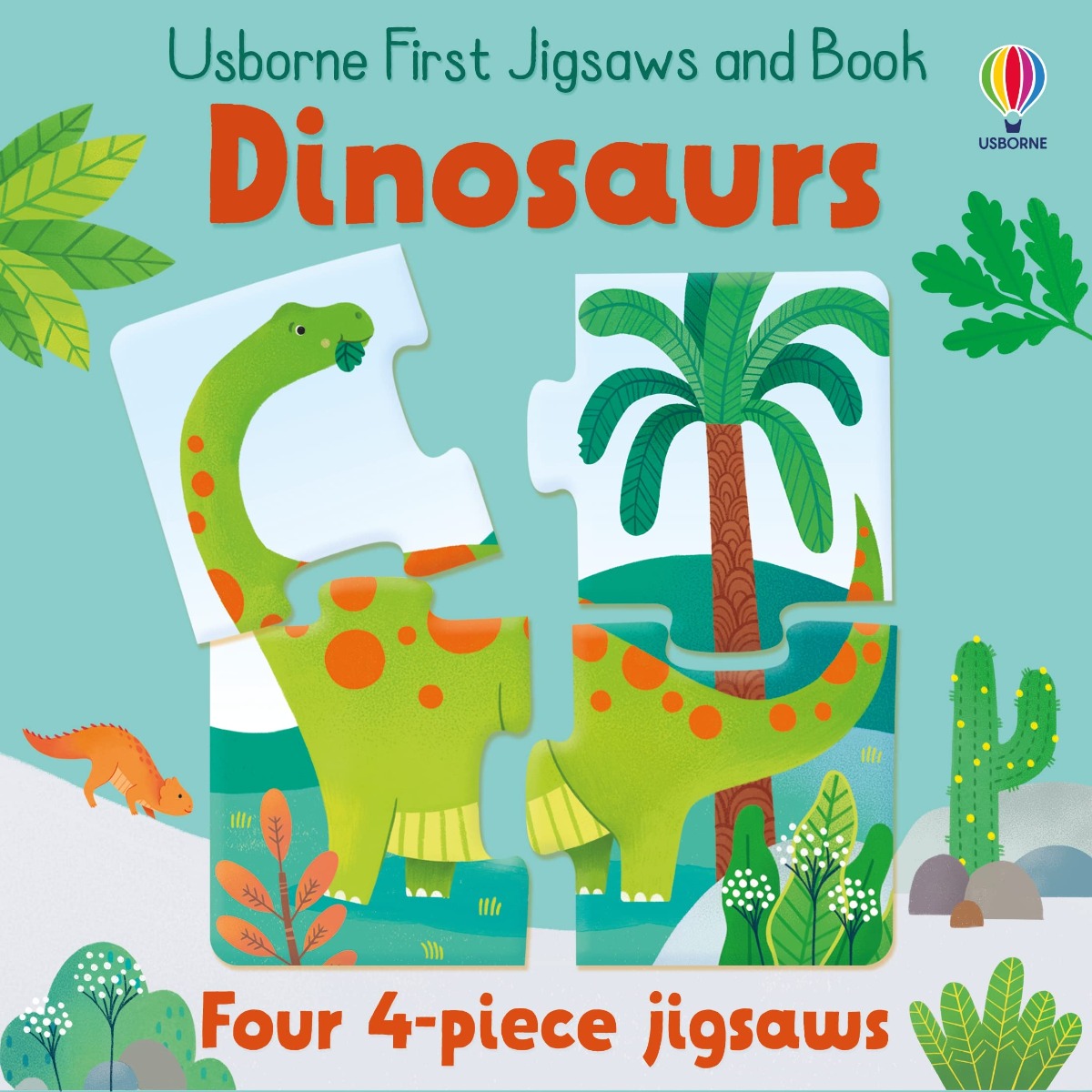 [object Object] «Usborne First Jigsaws And Book. Dinosaurs», автор Мэтью Олдэм - фото №1