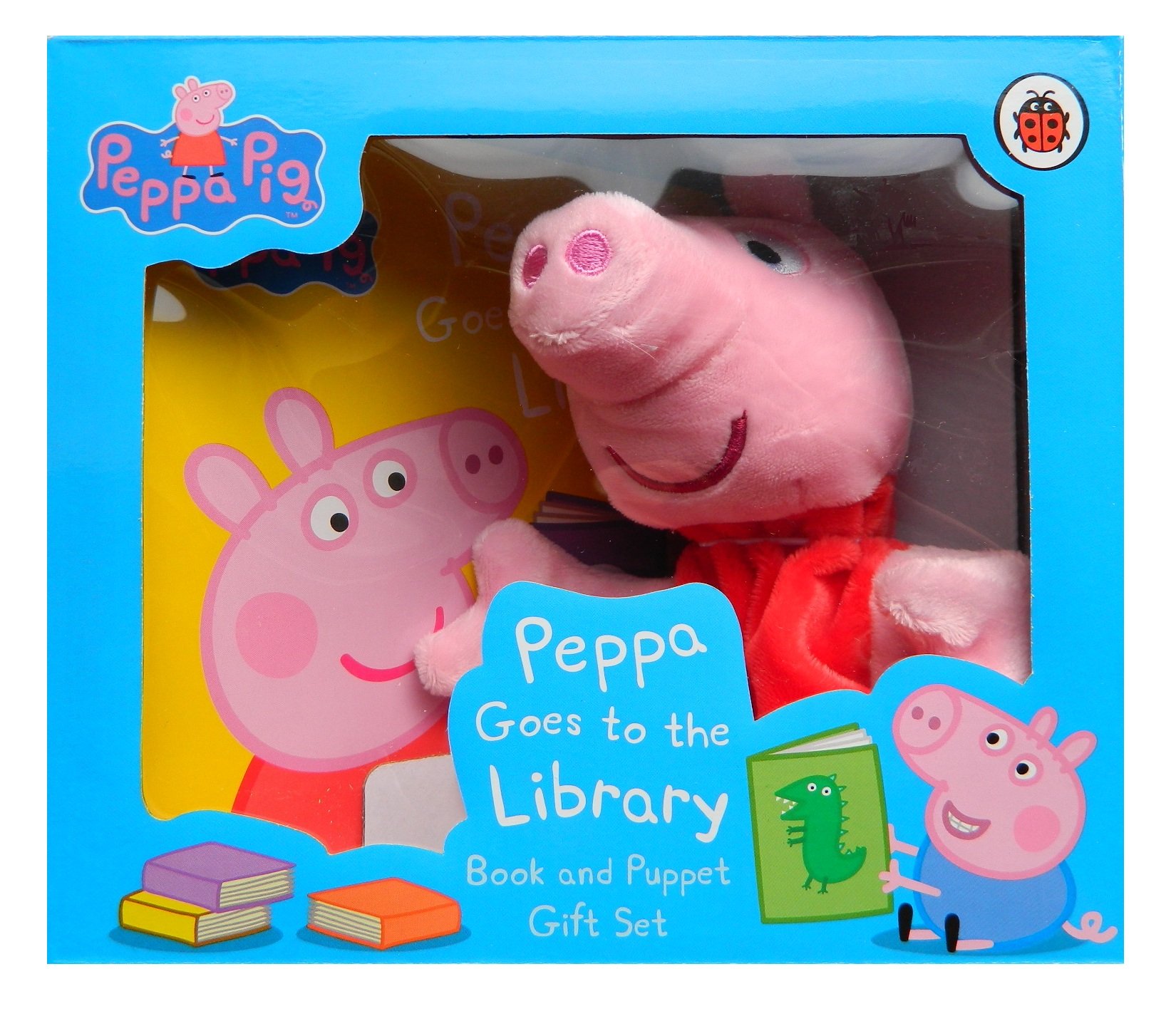 [object Object] «Peppa Goes to the Library. Book and Puppet» - фото №1