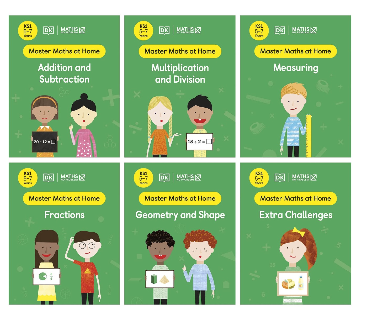 

Collection of 6 Workbooks. Ages 5-7 (Key Stage 1)