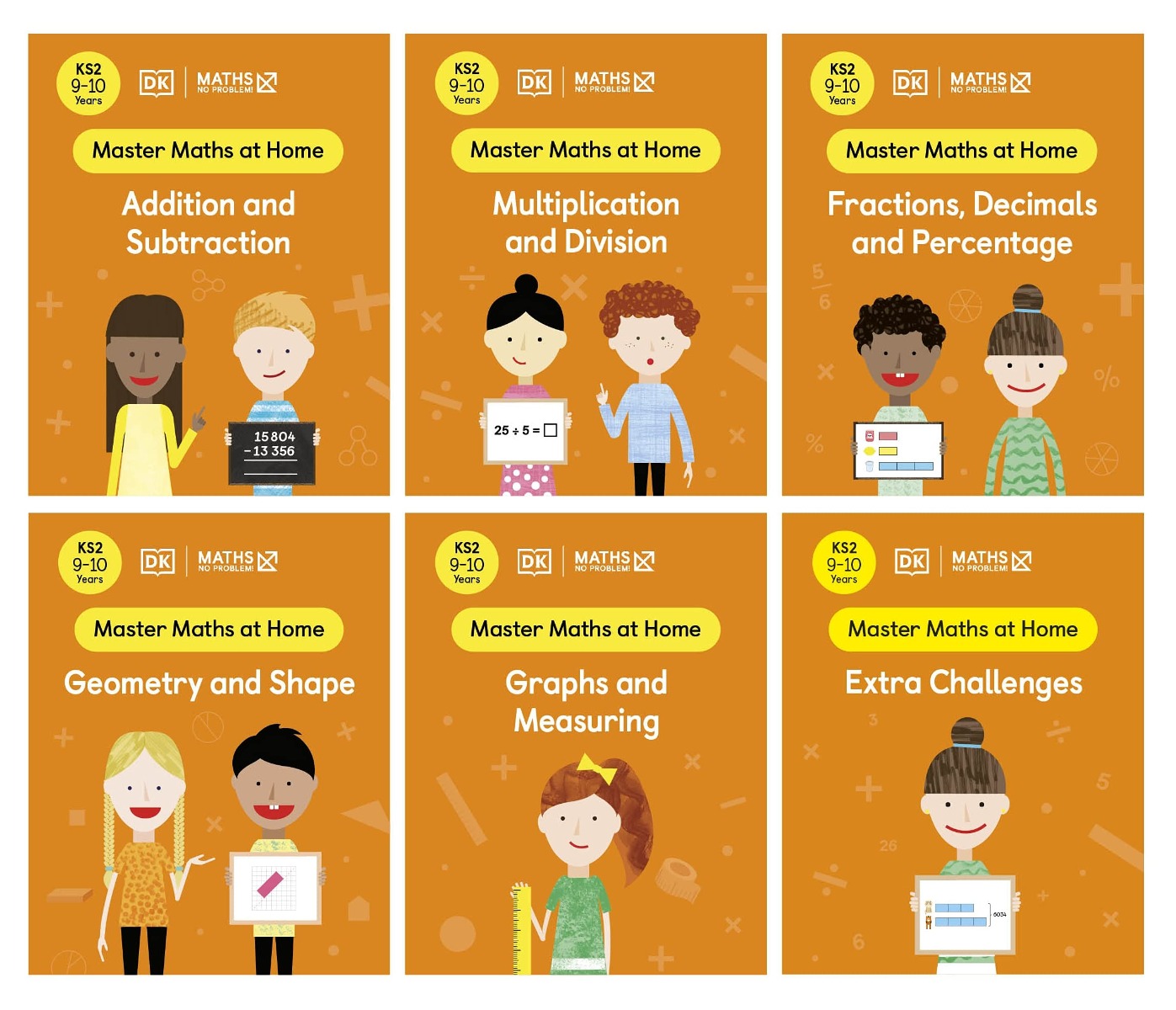 

Collection of 6 Workbooks. Ages 9-10 (Key Stage 2)