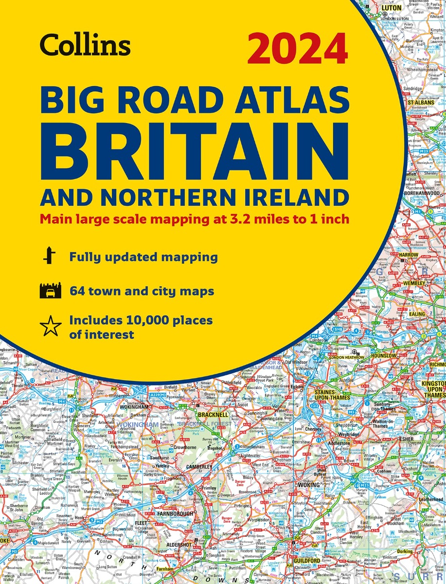 

2024 Collins Big Road Atlas Britain and Northern Ireland