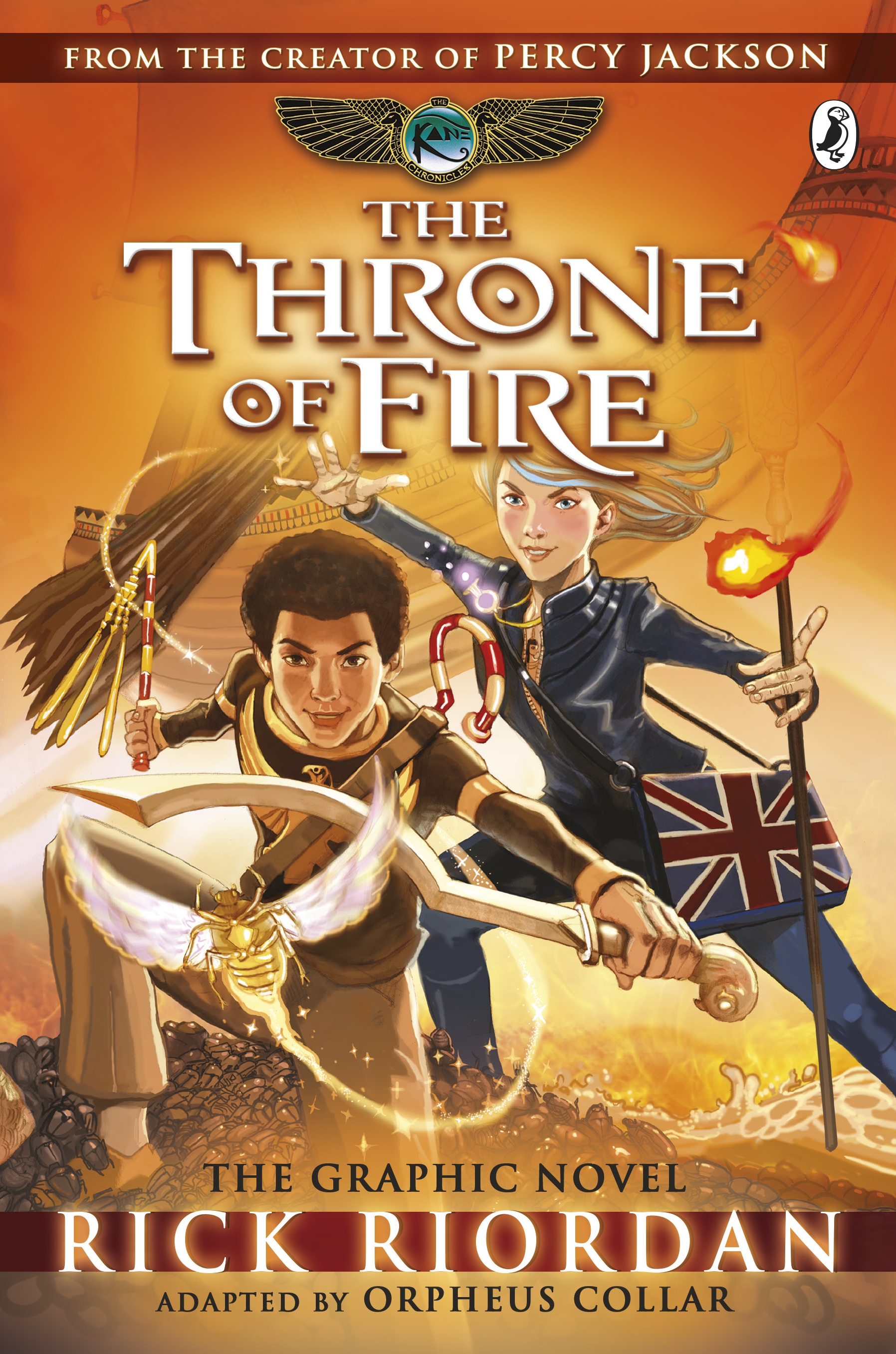 

The Throne of Fire: The Graphic Novel (The Kane Chronicles Book 2)