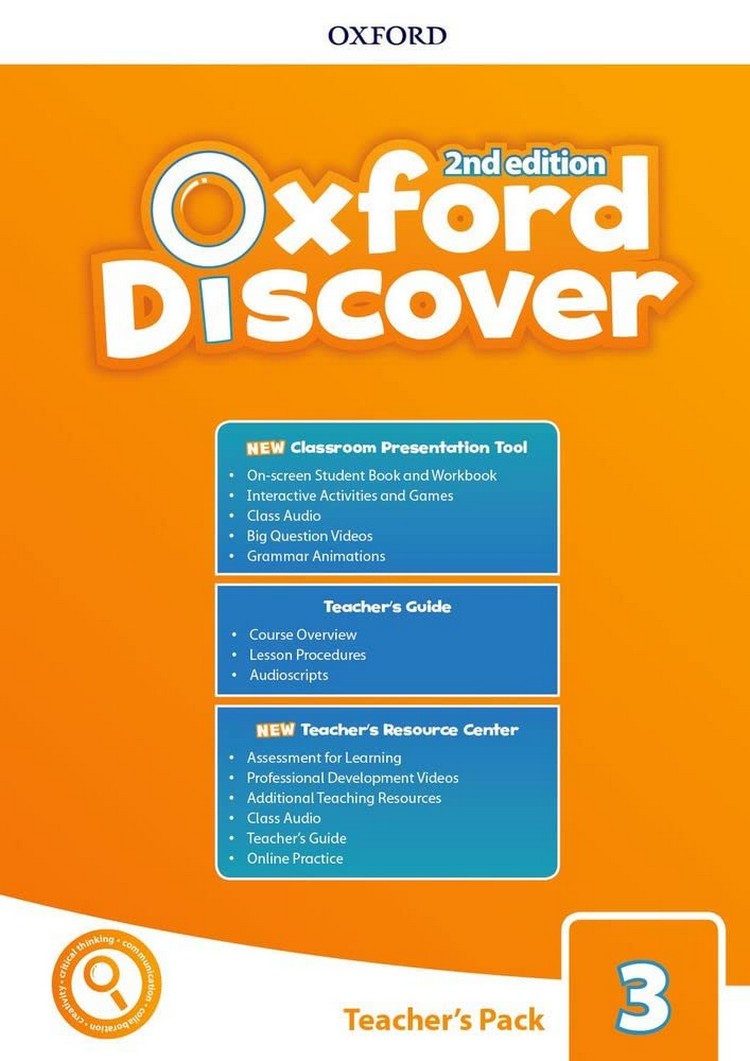 [object Object] «Oxford Discover. Level 3. Teacher's Pack», авторів Чарльз Віліна, Кетлін Кампа, Кенна Бурке, Леслі Кустофф, С'юзен Ріверс, Вікторія Теббс - фото №1