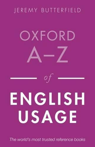 Oxford A-Z English Usage 2ed 