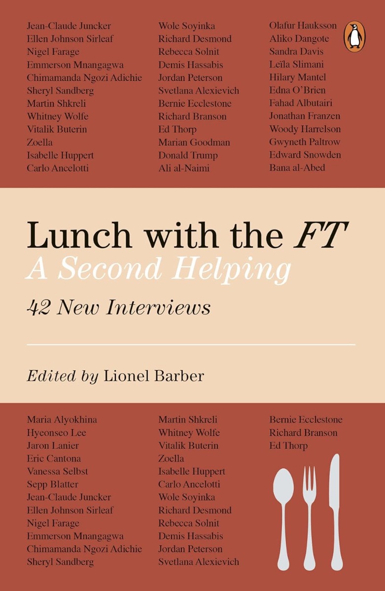 

Lunch with the FT: A Second Helping