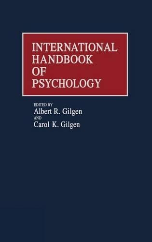 

International Handbook of Psychology