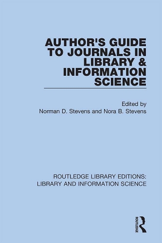 [object Object] «Author's Guide to Journals in Library & Information Science» - фото №1