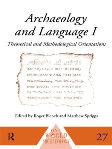 [object Object] «Archaeology and Language I: Theoretical and Methodological Orientations» - фото №1