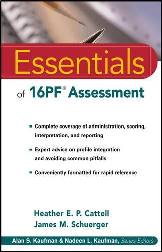 [object Object] «Essentials of 16PF Assessment», авторов Хизер Э. П. Кэттелл, Джеймс М. Шургер - фото №1