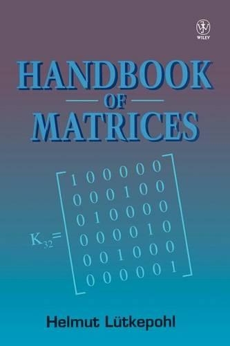 [object Object] «Handbook of Matrices», автор Гельмут Люткеполь - фото №1