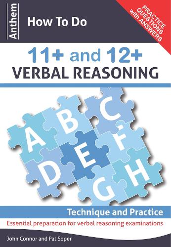 

Anthem How To Do 11+ and 12+ Verbal Reasoning: Technique and Practice