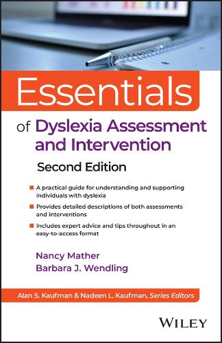 [object Object] «Essentials of Dyslexia Assessment and Intervention», авторов Барбара Дж. Вендлинг, Нэнси Мазер - фото №1