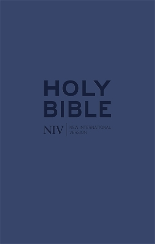 NIV Tiny Navy Soft-tone Bible with Zip 
