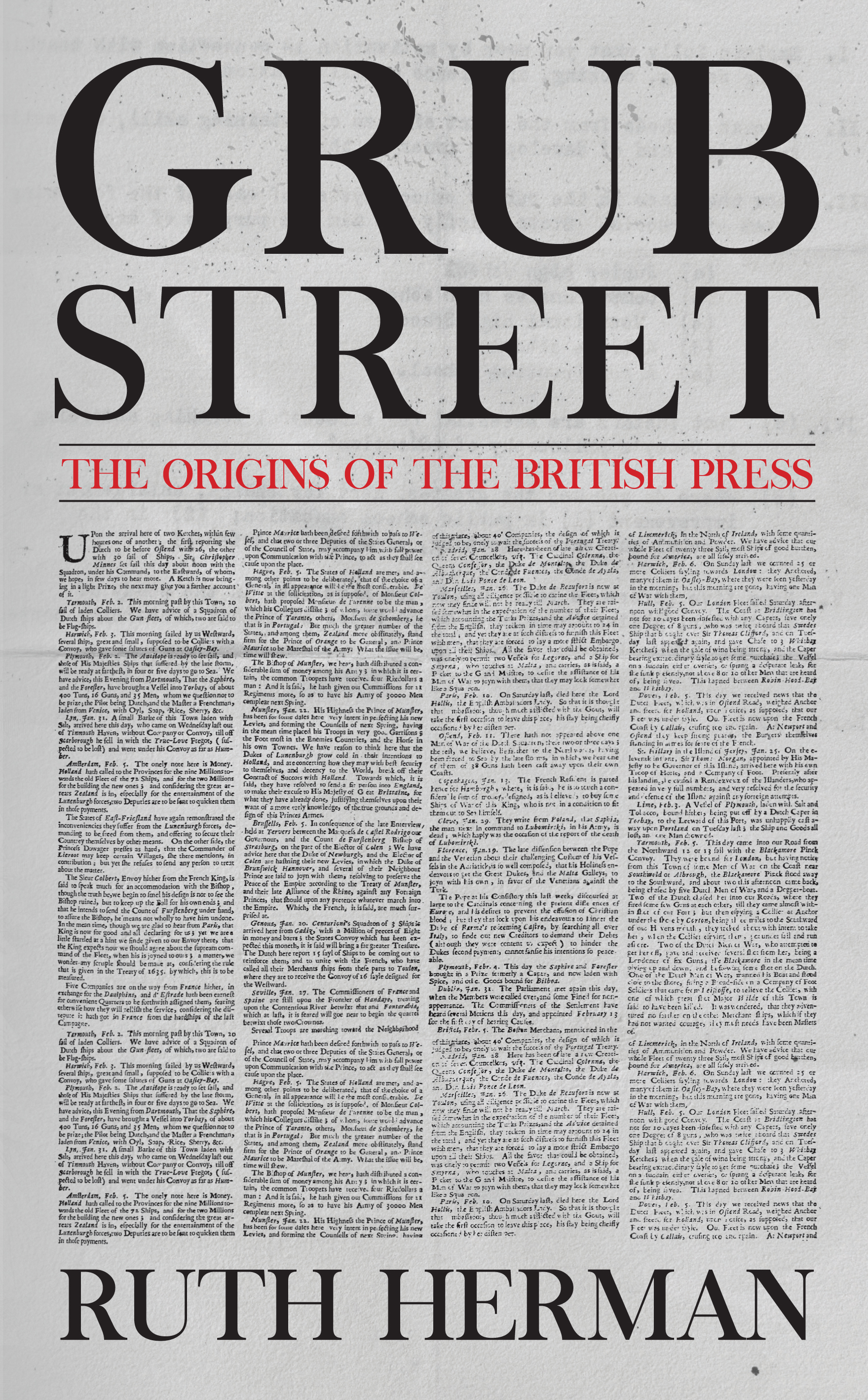 

Grub Street: The Origins of the British Press