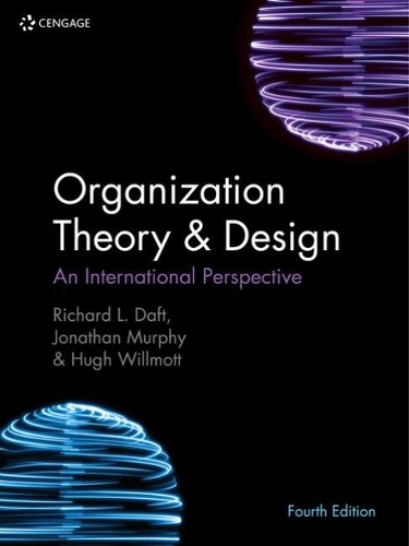 

Organization Theory & Design: An International Perspective