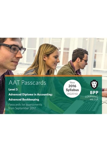 

AAT Advanced Bookkeeping: Passcards