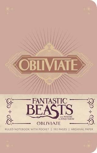 

Fantastic Beasts and Where to Find Them: Obliviate Hardcover Ruled Notebook