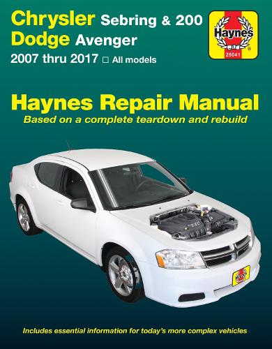 [object Object] «Chrysler Sebring Sedan (2007-2010): Sebring Convertible (2008-2010), 200 (2011-2017) & Dodge Avenger (2007-2014) (USA)», автор Haynes Publishing - фото №1