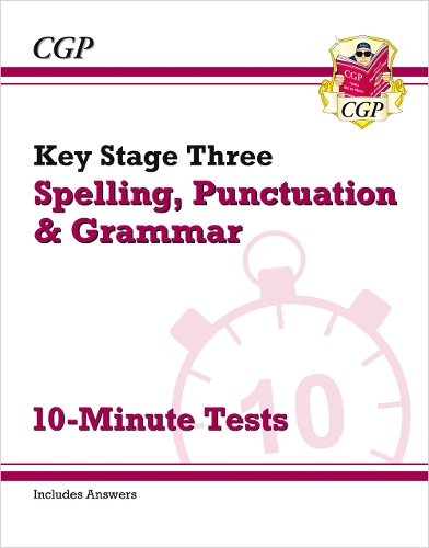 [object Object] «KS3 Spelling, Punctuation and Grammar 10-Minute Tests (includes answers)», автор CGP Books - фото №1