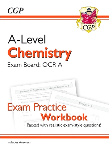 [object Object] «A-Level Chemistry: OCR A Year 1 & 2 Exam Practice Workbook - includes Answers», автор CGP Books - фото №1